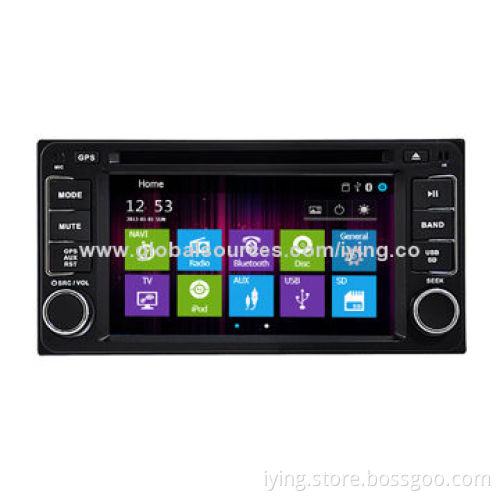 Touch Screen Car DVD Players for Toyota Universal with Wince Bluetooth, GPS, iPod Control Function